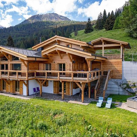 Chalet Flocon De Neige - Jacuzzi - Sauna La Tzoumaz Eksteriør billede