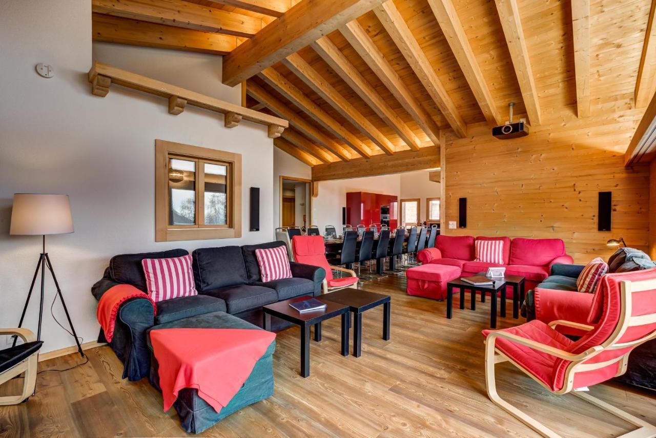 Chalet Flocon De Neige - Jacuzzi - Sauna La Tzoumaz Eksteriør billede