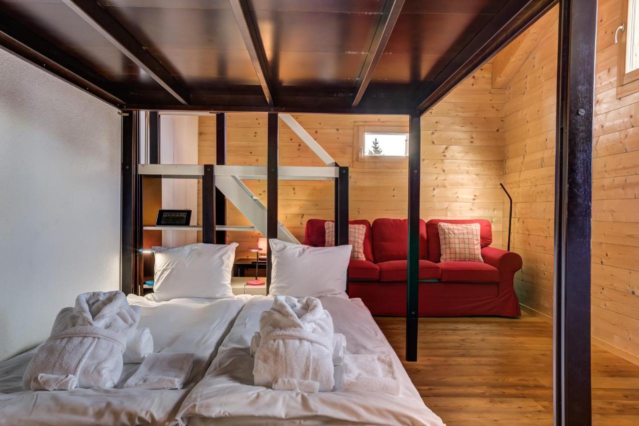 Chalet Flocon De Neige - Jacuzzi - Sauna La Tzoumaz Eksteriør billede