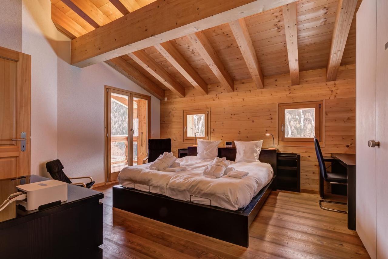 Chalet Flocon De Neige - Jacuzzi - Sauna La Tzoumaz Eksteriør billede
