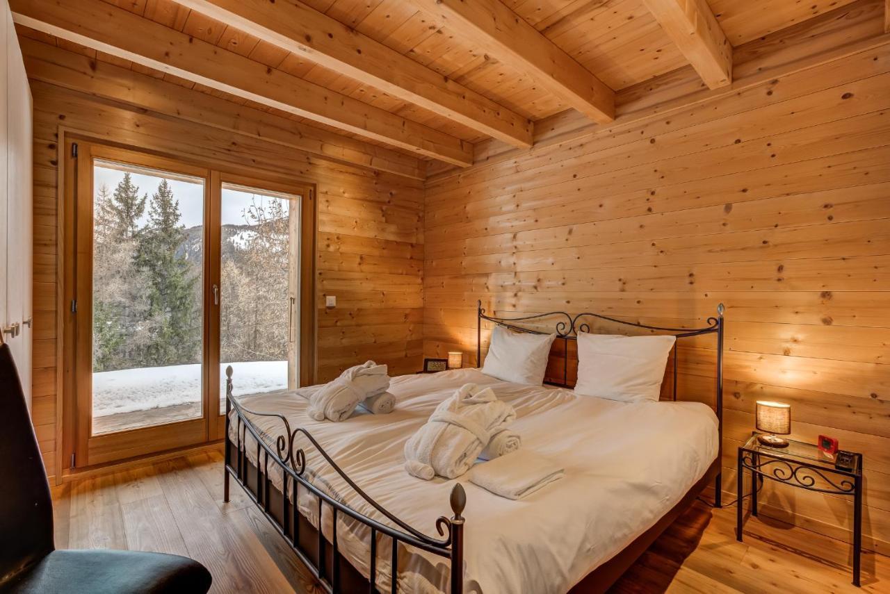 Chalet Flocon De Neige - Jacuzzi - Sauna La Tzoumaz Eksteriør billede